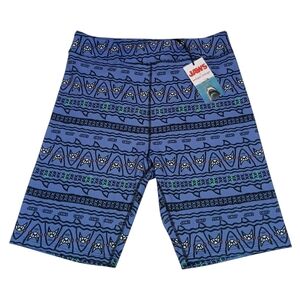 Jaws X Unique Vintage Biker Shorts Universal Studios Licensed Size LARGE New NWT